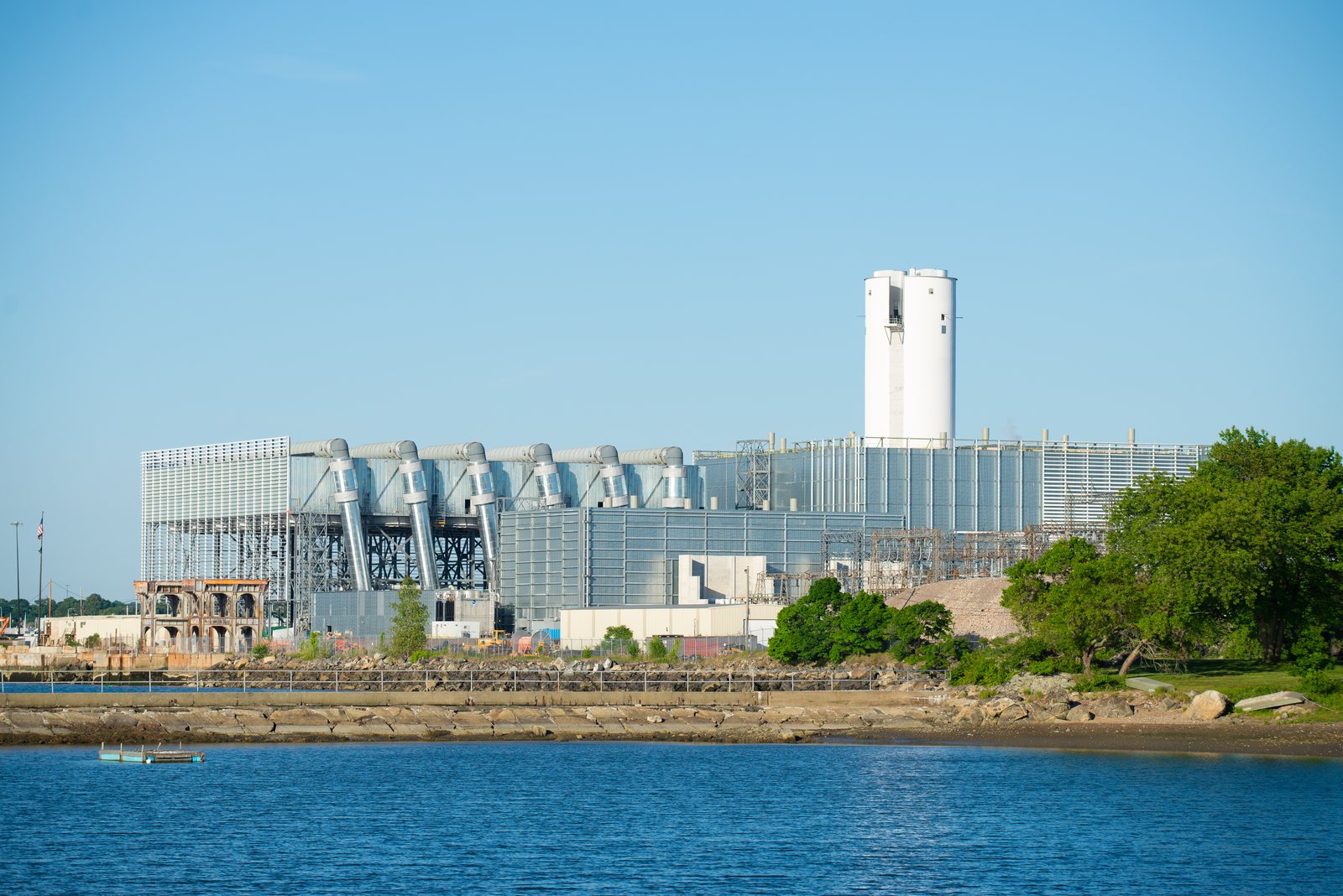 Salem Harbor Station natural-gas power plant in Salem, Massachusetts