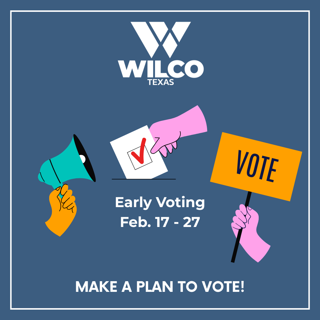 Williamson County early voting graphic